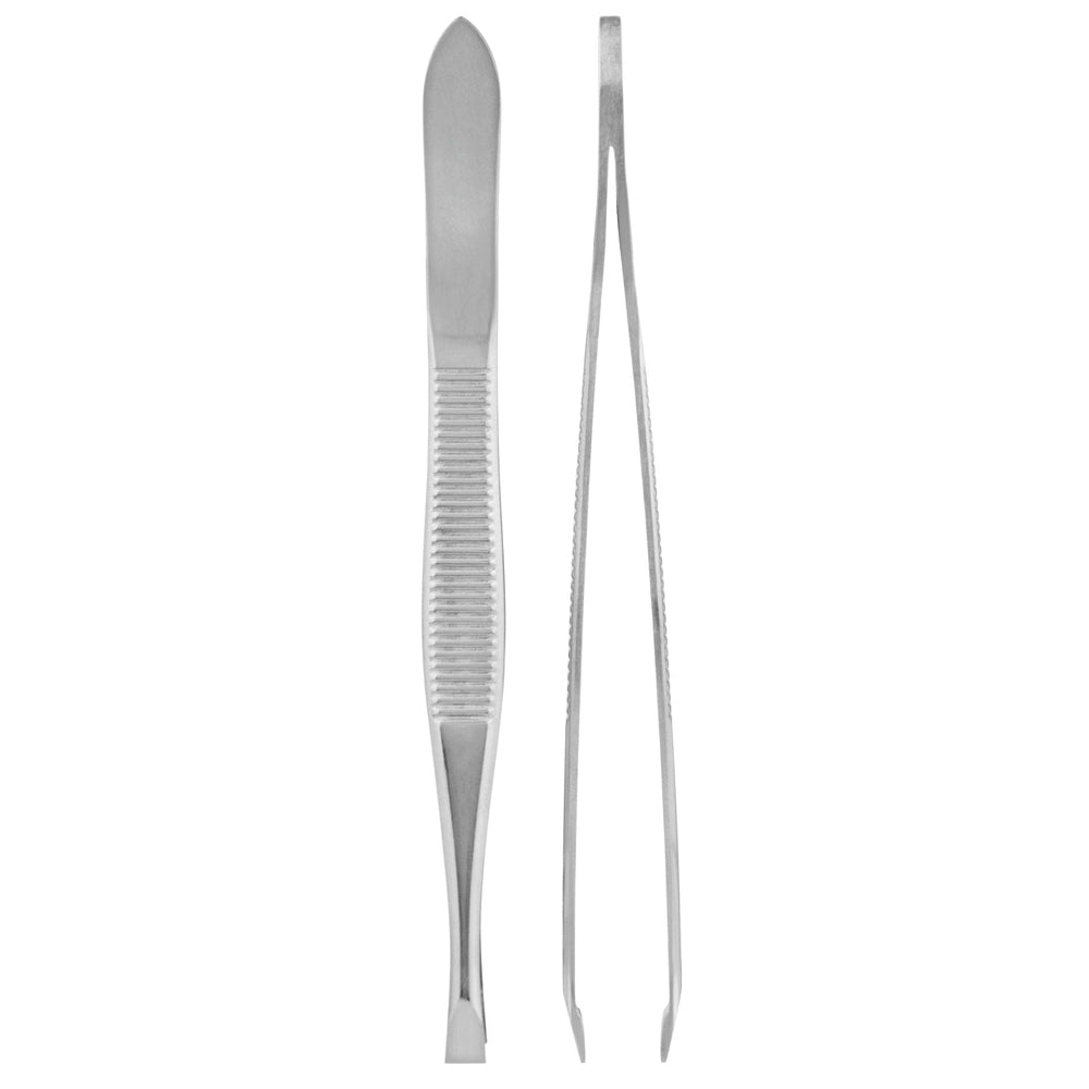 Straight eyebrows tweezers