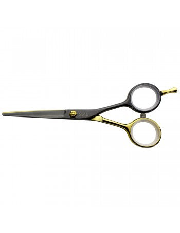 Professional hairdressing scissors gold-black 5.5