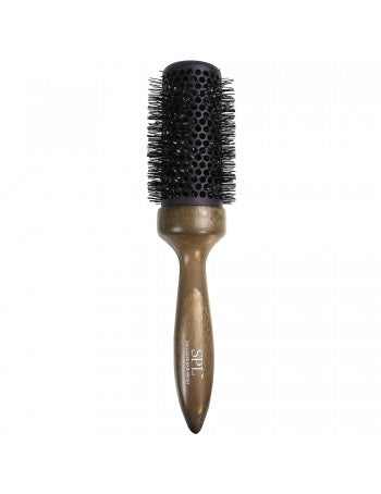 Ceramic thermal brush SPL with nylon bristles and wooden handle ION d43mm