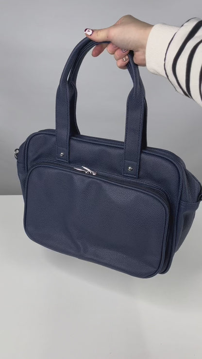 Bag "Blue bronze" for hairdressing tools